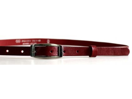 Vínový úzký dámský opasek 95 cm - Penny Belts