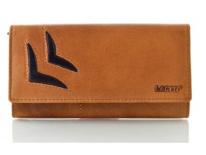 Luxusní kožená peněženka Lagen - hnědá