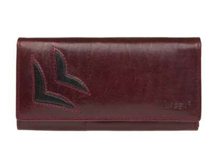 Luxusní kožená peněženka Lagen - vínová