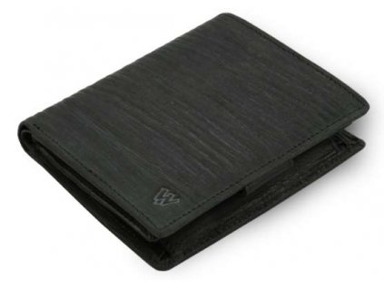 Kožená peněženka Bamboo Arwel - černá