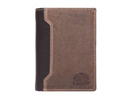 Luxusní kožená peněženka značky Lagen - tmavě hnědá
