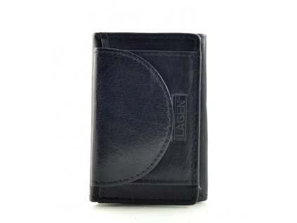 Mini kožená peněženka Lagen - černá