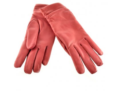 Kožené rukavice  - červené