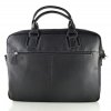 Dvoufochová manažerská kožená taška na notebook Katana - černá
