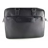 Jednofochová manažerská kožená taška na notebook Katana - černá