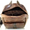 Kožený batoh Arwel - hnědý rustik