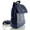 Koženkový batůžek Melanie Paris - modrý