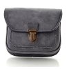Kožená kapsa na opasek Hajn - šedá