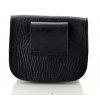 Kožená kapsa na opasek Hajn - černá