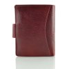 Prostorná kožená peněženka Lagen - vínová