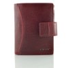 Prostorná kožená peněženka Lagen - vínová