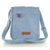 Taštička přes rameno Katana z pevného textilu - světle modrá