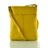 Kožená taštička Arwel - žlutá