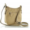 Kožené crossbody Katana - krémová