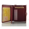 Kožená peněženka DD - vínová