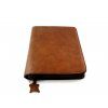 Kožené desky na dokumenty - hnědé