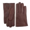 Pánské kožené rukavice Bohemia Gloves - tmavě hnědé