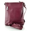 Kožená taštička Arwel - rubín