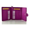 Kožená peněženka DD - světle fialová