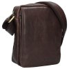 Pánská taška přes rameno Sendi Design - tmavě hnědá