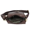 Pánská taška přes rameno Sendi Design - tmavě hnědá