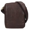 Pánská taška přes rameno Sendi Design - tmavě hnědá