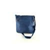 Taška přes rameno Katana z pevného textilu - modrá
