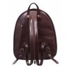 Dámský kožený batoh Hajn - tmavě hnědý