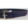 Modrý kožený opasek - Penny Belts 100 cm