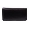 Menší kožené psaníčko Hajn obálka - černé