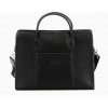 Dámská kožená manažerská taška Hexagona - černá