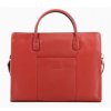Dámská kožená manažerská taška Hexagona - červená