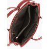 Dámská kožená manažerská taška Hexagona - červená