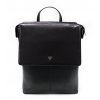 Městský kožený batoh Arwel - černý