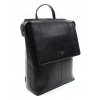 Městský kožený batoh Arwel - černý