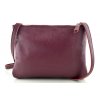 Dámská kožená kabelka FACEBAG ALLY - fialová