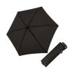Deštní Doppler placatý carbonsteel mini slim - černý