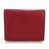 Malá kožená peněženka DD - červená