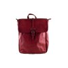 Koženkový batoh Melanie Paris - vínový