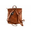 Koženkový batoh Melanie Paris - hnědý