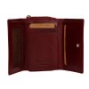 Vínová kožená peněženka Lagen