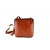 Kožená mini kabelka Katana - hnědá