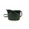 Kožená mini klopnová kabelka Katana - zelená