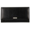 Černá kožená peněženka Lagen