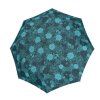 Dámský deštník Doppler Mini Fiber - modrozelené kytky