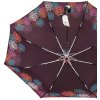 Dámský deštník Doppler Mini Fiber - vínový vzor lístky