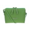 Kožená mini kabelka Elega Hillary zelená