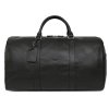 Kožená cestovní taška Hexagona - černá