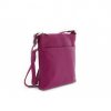 Kožená taštička Arwel - fuchsia