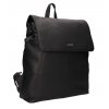 Dámský kožený batoh Lagen - černý